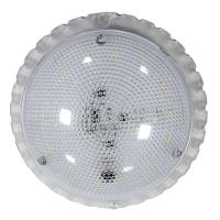 Светильник ЖКХ Сенсора LED ф133 7Вт 840лм 6500К IP50 с оптико-акустическим датчиком (инд. упак.) Элетех 1030450337