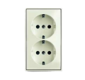 Розетки, выключатели (abb basic 55) крем