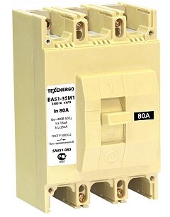Выключатель автоматический ВА51-35М1 340010 УХЛ3 80А