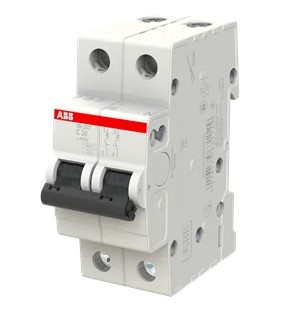 Выключатель автоматический модульный 2п C 20А 4.5кА SH202L C20 ABB 2CDS242001R0204