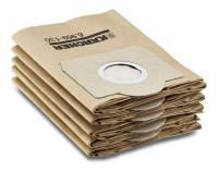 Фильтр-мешки бумажные для пылесоса KARCHER к WD3;MV3 (6.959-130) 5шт.