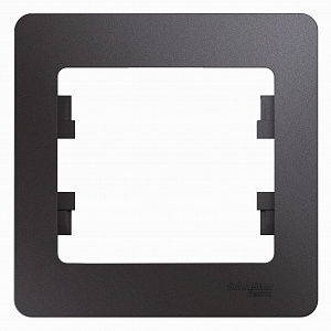Рамка 1-я графит (SCHNEIDER GLOSSA ) (GSL001301) 