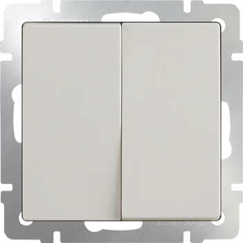 Механизм ВЫКЛЮЧАТЕЛЯ  2кл. с/п  (WERKEL) (слоновая кость) (WL04-SW-2G-ivory)