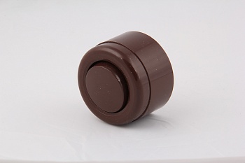 ВЫКЛЮЧАТЕЛЬ 1-КЛАВИШНЫЙ О/У 10А  ABS BROWN (КОРИЧНЕВЫЙ) Interior Electric