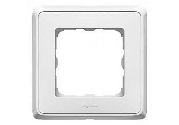 РАМКА 1-я  (LEGRAND CARIVA) белая (773660)