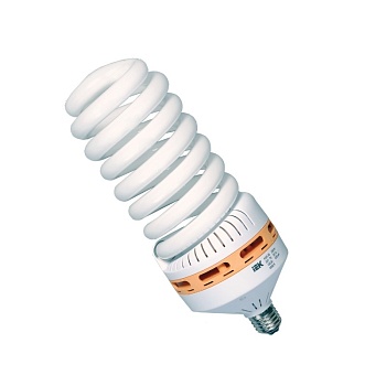 ЛАМПА ЭНЕРГОСБ. "ИЭК"  55Вт спираль Е-27 (6500К) КЭЛ-FS