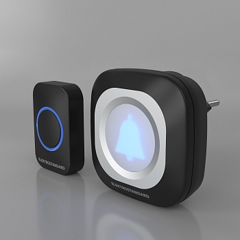 Дверной звонок DBQ 25M WL 36M IP44 черный