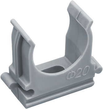 Клипса-держатель 20мм для труб 61 229 NCR-T-20-B100 (уп.100шт) Navigator 61229