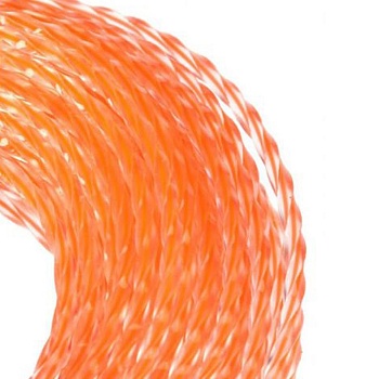 ЛЕСКА ДЛЯ ТРИММЕРА  2,4мм "PATRIOT" "DOULINE" (катушка 15м)  двухцветная, красная жила (805401161)