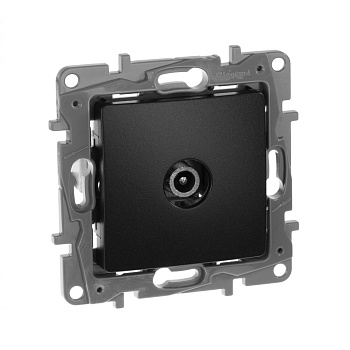 Механизм розетки 1-й TV С/П проходная (антрацит) (Legrand Etika) (672663)