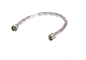 Гибкая подводка д/воды 1/2 дл.300мм вн.- нар. Гайка-Н. сталь/ниппель-Н.сталь (VTf.002.IS.0404030)