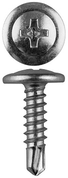 Саморез с прессшайбой и сверлом  4,2х14мм  (40шт) "ЗУБР"  (300216-42-014)