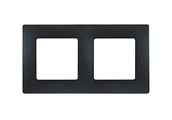 Рамка 2-м Etika антрацит Leg 672582