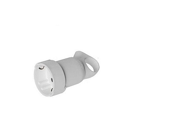Штепсель LEGRAND Элиум с кольцом (50191)