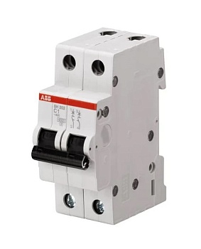 Выключатель автоматический 2п.  1А "ABB" (SH 202L)