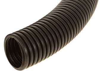 Гофра ПНД 25 мм черная с протяжкой(50м)