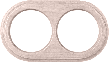 Рамка на 2 поста (беленый дуб) WERKEL