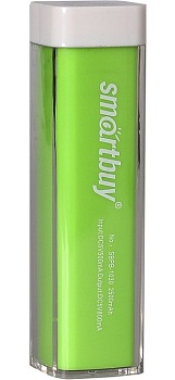 Внешний аккумулятор (Power bank) "Smartbuy" EZ-BAT, 2000 мАч, зелен (SBPB-1030)