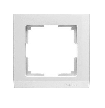 РАМКА 1-я (WERKEL) (белая) (WL04-Frame-01-stark white)