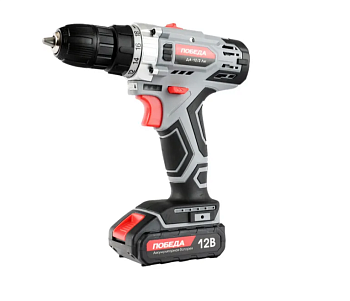 Аккумуляторная дрель-шуруповерт ПОБЕДА ДА-12/2 Ли 180201634