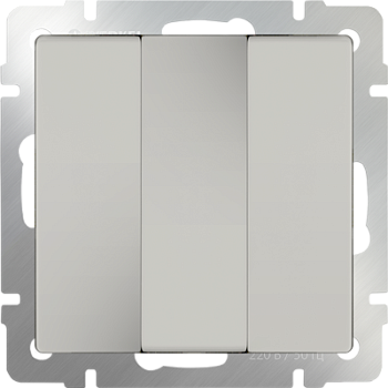 Механизм ВЫКЛЮЧАТЕЛЯ  3кл. с/п  (WERKEL) (слоновая кость) (WL03-SW-3G-ivory)