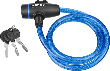Замок ЗУБР "ПРОФЕССИОНАЛ" тросовый (велосипедный) D-10мм, 120см (37261-120)