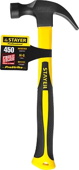 Молоток-гвоздодер " STAYER PROFI" 450г (2026-450)