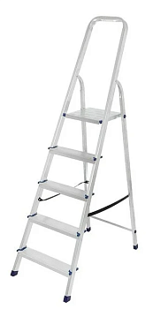 Алюминевая стремянка НОВАЯ ВЫСОТА 5 ступ. 46497