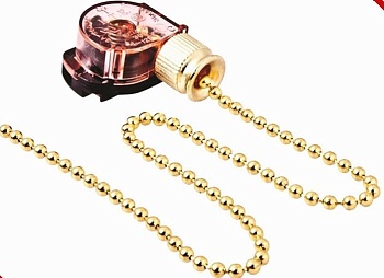 Выключатель для настенного светильника gold блист. Rexant 06-0241-A