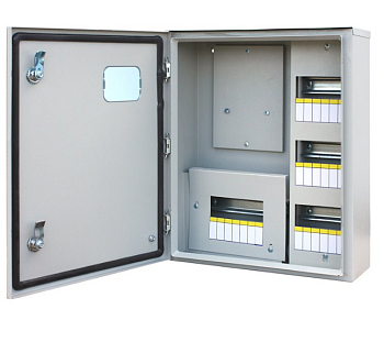 Щит учетно-распр. ЩРУ 3Н-25 IP54 (стекло)