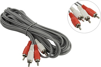 Кабель соединительный "Smartbuy" 2хRCA(M) - 2хRCA(M), 5м (КА-225-150)