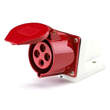 Розетка ОП 16А 380В 3P+PЕ ССИ-114 IP44 IEK PSR12-016-4