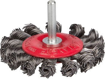 Щетка дисковая "STAYER" для дрели, витая  75мм (35115-075_z01)