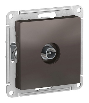 Механизм розетки 1-мест. TV коннектор мокко (ATLAS DESIGN) (ATN000693)