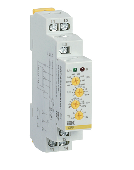 Реле контроля фаз  ORF-05 3ф. 220-460В "ИЭК" (ORF-05-220-460VAC)