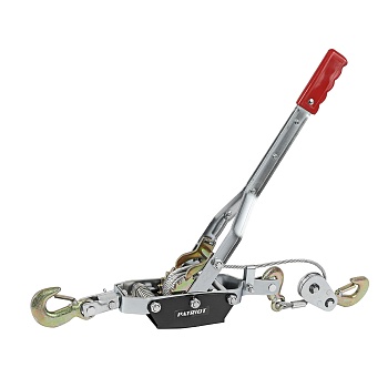 Лебедка ручная рычажная PATRIOT WH 4000R,усилие-4000кг,трос-3м