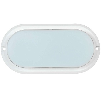 Светильник светодиодный ДПО 4011 8Вт 4000К IP54 овал бел. IEK LDPO0-4011-8-4000-K01