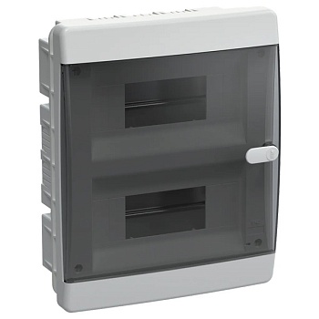 Бокс под автомат 18гр. С/П "UNION Compact" IP41с прозр.черной дверцей