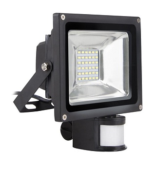 Прожектор светодиодный   20Вт "Smartbuy" FL Sensor  IP65 (SBL-FLSen-20-65K) с датчиком движения