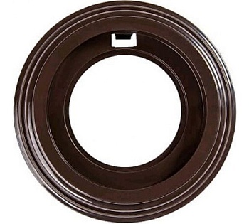 Рамка 1-местн. пластик коричневая RF1-610-22 (Bironi)