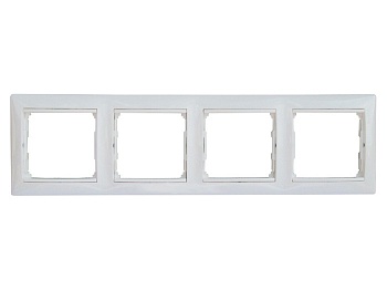 РАМКА 4-я (LEGRAND VALENA) белая (774454)
