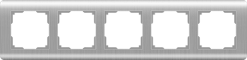 РАМКА 5-я (WERKEL) (серебряный рифленый)(WL12-Frame-05)(STREAM)