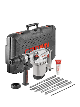 Перфоратор CROWN 1250Вт 10Дж 410об/мин 3000уд/мин