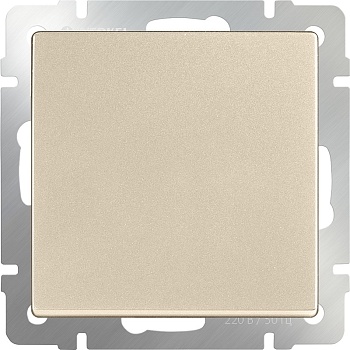 Механизм ВЫКЛЮЧАТЕЛЯ  1кл. с/п проходной (WERKEL) (шампань) (WL11-SW-1G-2W)