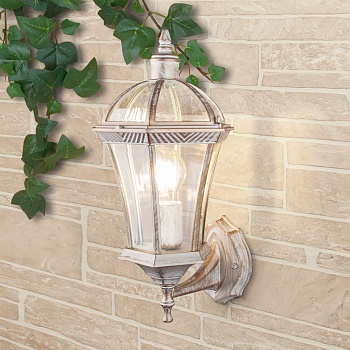 Светильник садово-парковый "ES" Capella белое золото