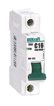 АВТОМАТ 1п.  25А (DEKraft)