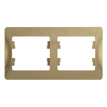 Рамка 2-я горизонт. титан (SCHNEIDER GLOSSA ) (GSL000402)