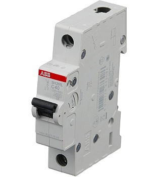 Выключатель автоматический модульный 1п C 40А 4.5кА SH201L C40 ABB 2CDS241001R0404