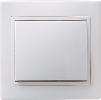 Розетка 1-м СП Кварта РСбш10-3-КБ 16А IP20 с заземл. защ. шторки с крышкой бел. IEK ERK12-K01-16-DM